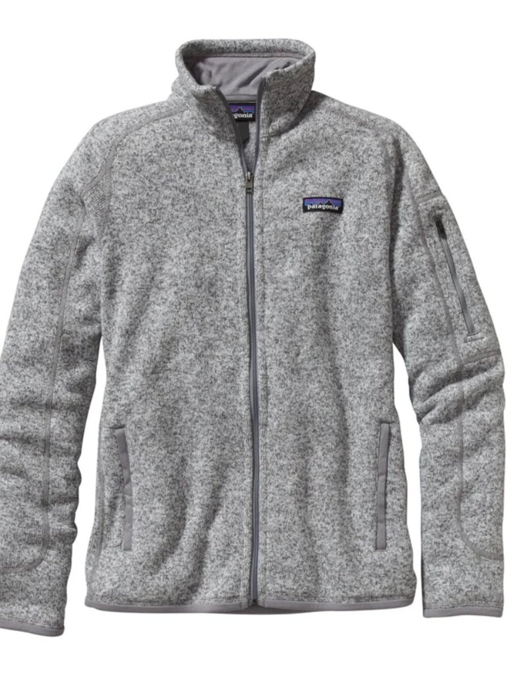 Patagonia Womens Better Sweater Jacket in White Birch Size Small